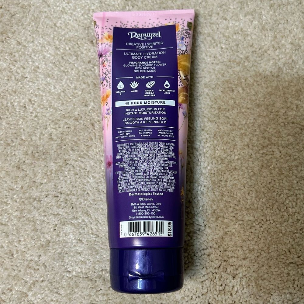 Bath & Body Works Rapunzel Ultimate Hydration Body Cream 8 Ounces - Picture 5 of 11